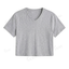 Crop V-Neck T-Shirt