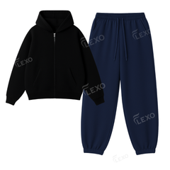 Oversized Sweatpant With Oversized Zipper