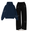 Straight Leg Trouser With Oversized Hoodie