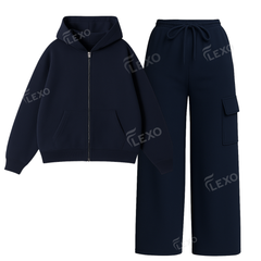 Straight Leg Cargo With Oversized Zipper