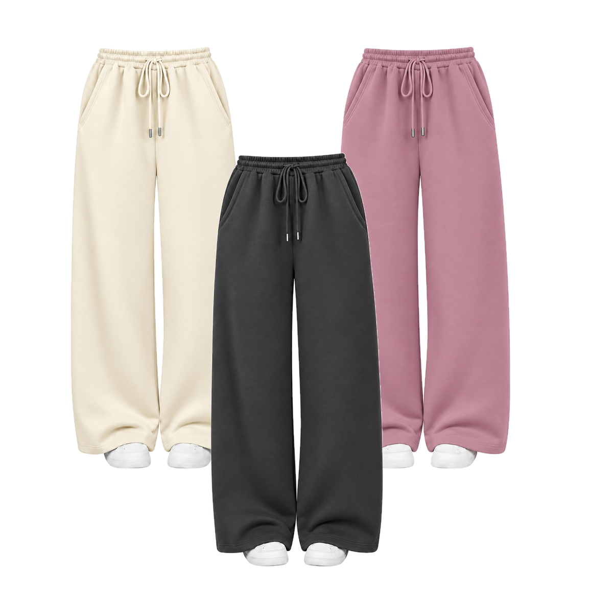 Pack Of 3 Straight Leg Trouser