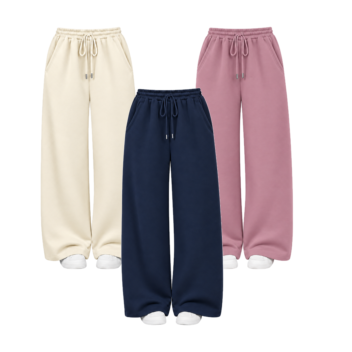 Pack Of 3 Straight Leg Trouser