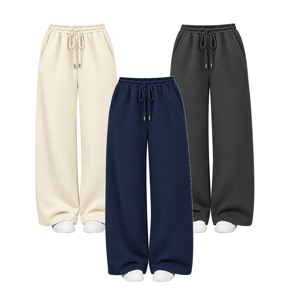 Pack Of 3 Straight Leg Trouser
