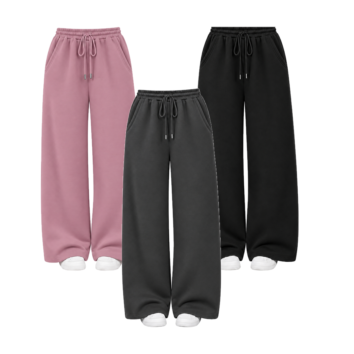 Pack Of 3 Straight Leg Trouser