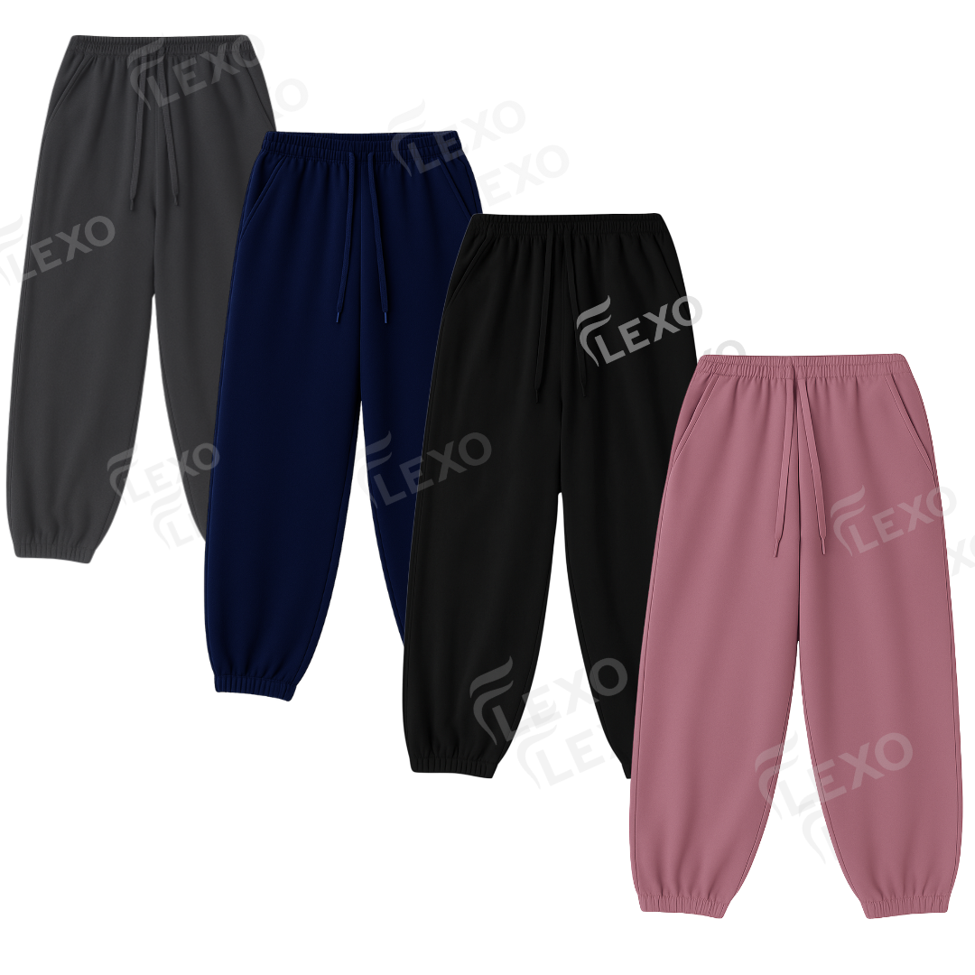 PACK OF 4 OVERSIZED SWEATPANTS