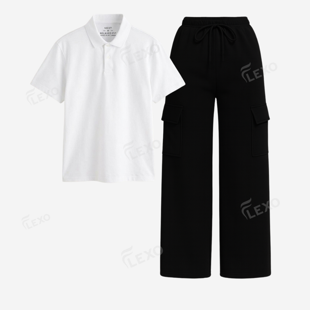 Black Cargo With Polo