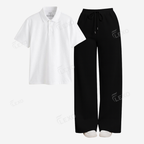 Black Flapper With Polo