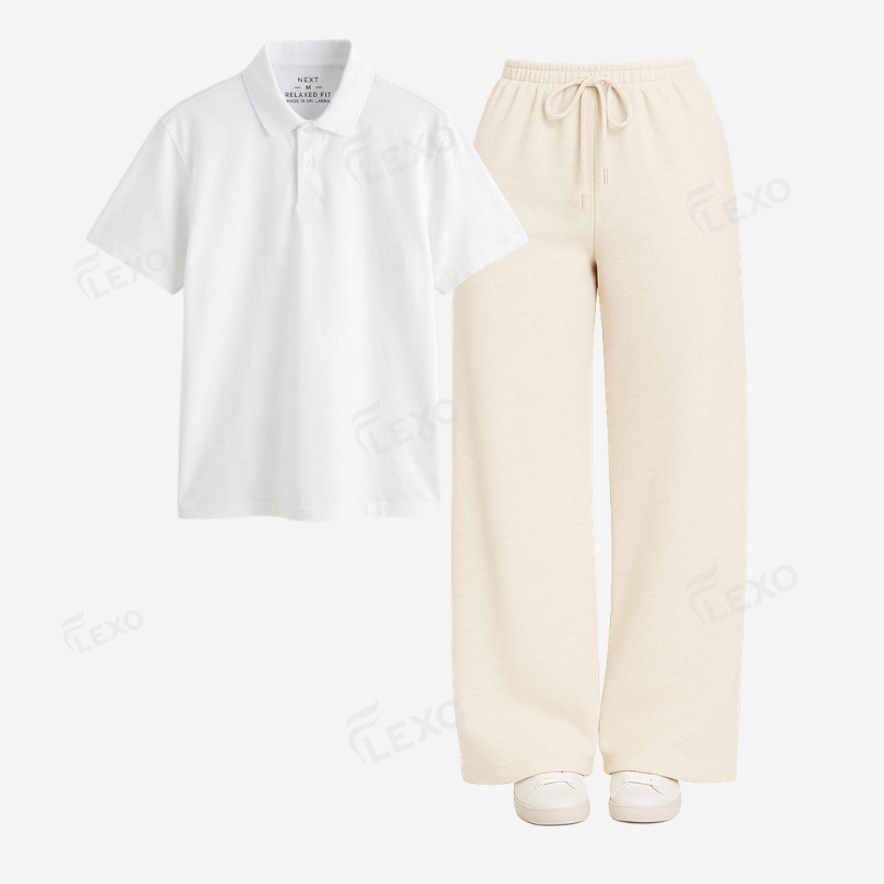 Cream Flapper With Polo Secondary image