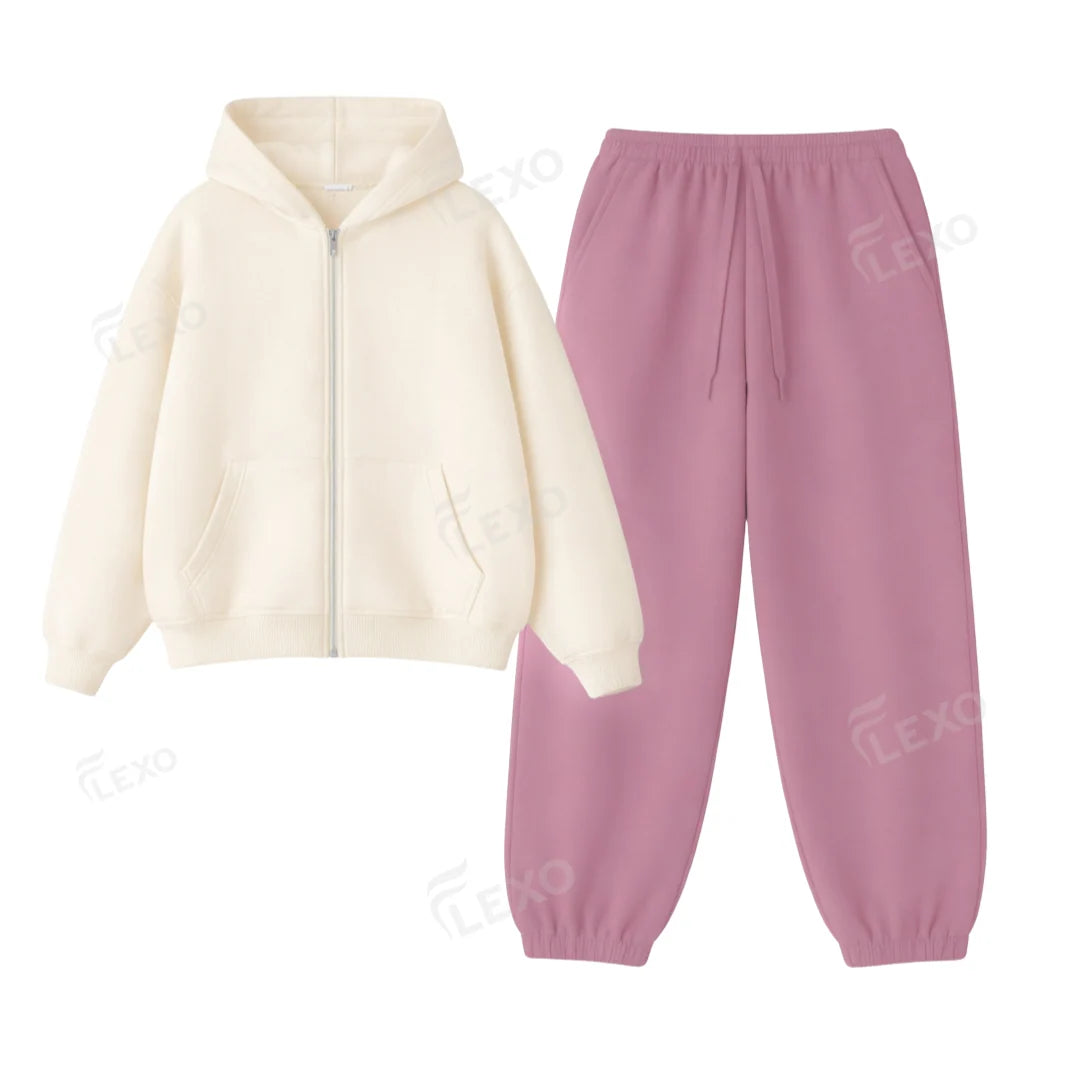 Oversized Sweatpant With Oversized Zipper