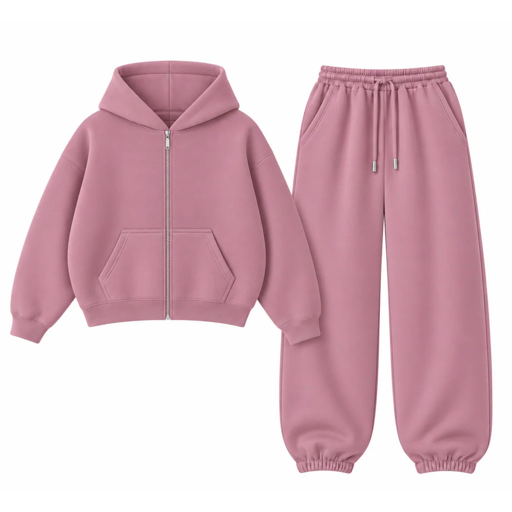 Oversized Sweatpant With Oversized Zipper