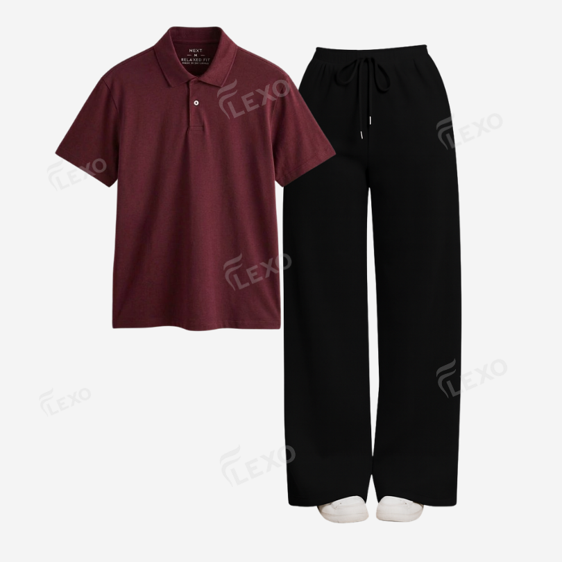 Black Flapper With Polo