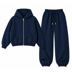 Oversized Sweatpant With Oversized Zipper