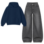 Baggy Jeans With Oversized Hoodie