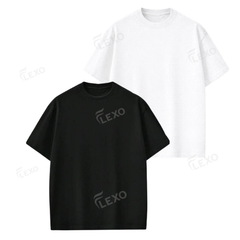 Pack Of 2 Oversized Drop Shoulder T-Shirts