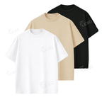 Pack Of 3 Oversized Drop Shoulder T-Shirts