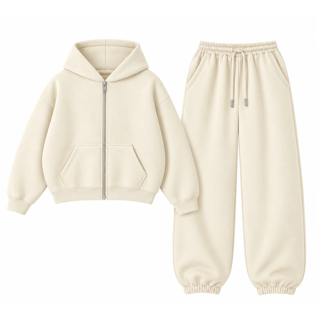 Oversized Sweatpant With Oversized Zipper