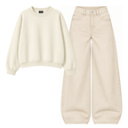 Baggy Jeans With Oversized Sweatshirt