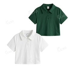 Pack Of 2 Crop Polos