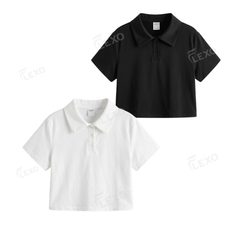 Pack Of 2 Crop Polos