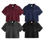 Pack Of 4 Crop Polos