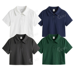 Pack Of 4 Crop Polos
