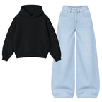 Baggy Jeans With Oversized Hoodie