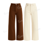 Pack Of 2 Wide Leg Jeans