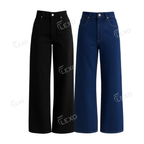 Pack Of 2 Wide Leg Jeans