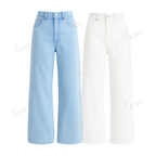 Pack Of 2 Wide Leg Jeans