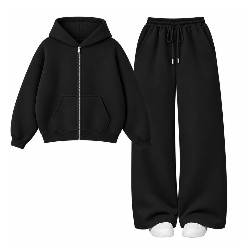 Straight Leg Trouser With Oversized Zipper