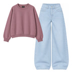 Baggy Jeans With Oversized Sweatshirt
