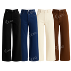 Pack Of 4 Wide Leg Jeans