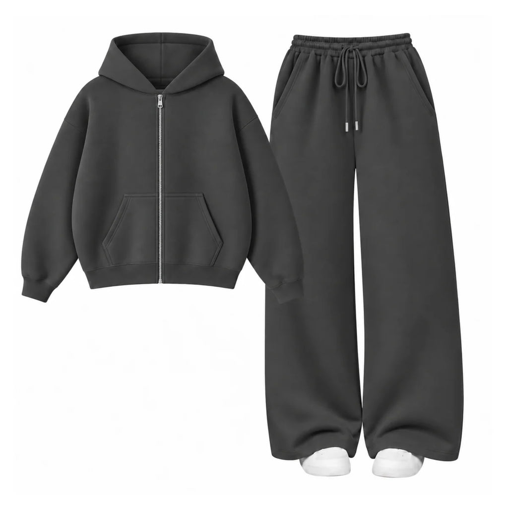 Straight Leg Trouser With Oversized Zipper