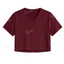 Crop V-Neck T-Shirt