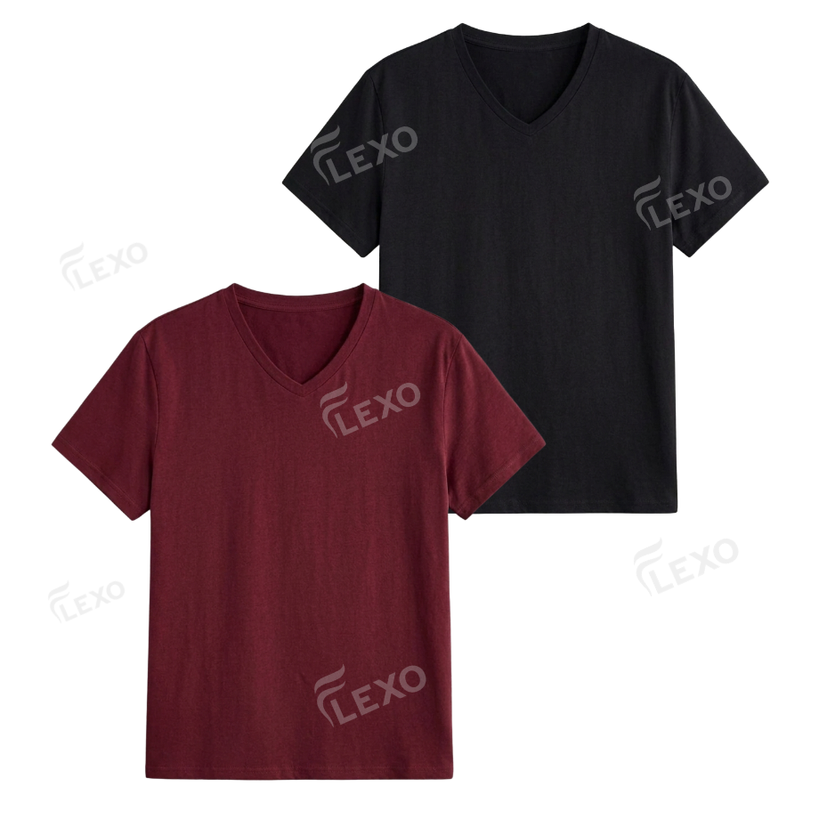 Pack Of 2 V-Neck T-Shirt