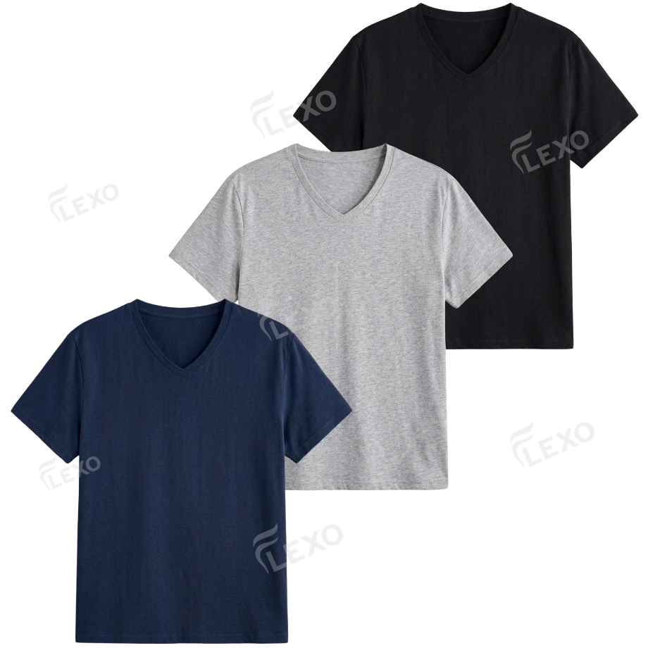 Pack Of 3 V-Neck T-Shirt