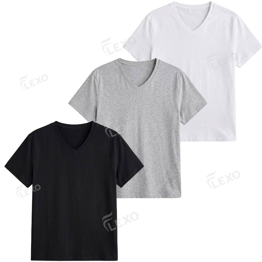 Pack Of 3 V-Neck T-Shirt