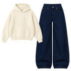 Baggy Jeans With Oversized Hoodie