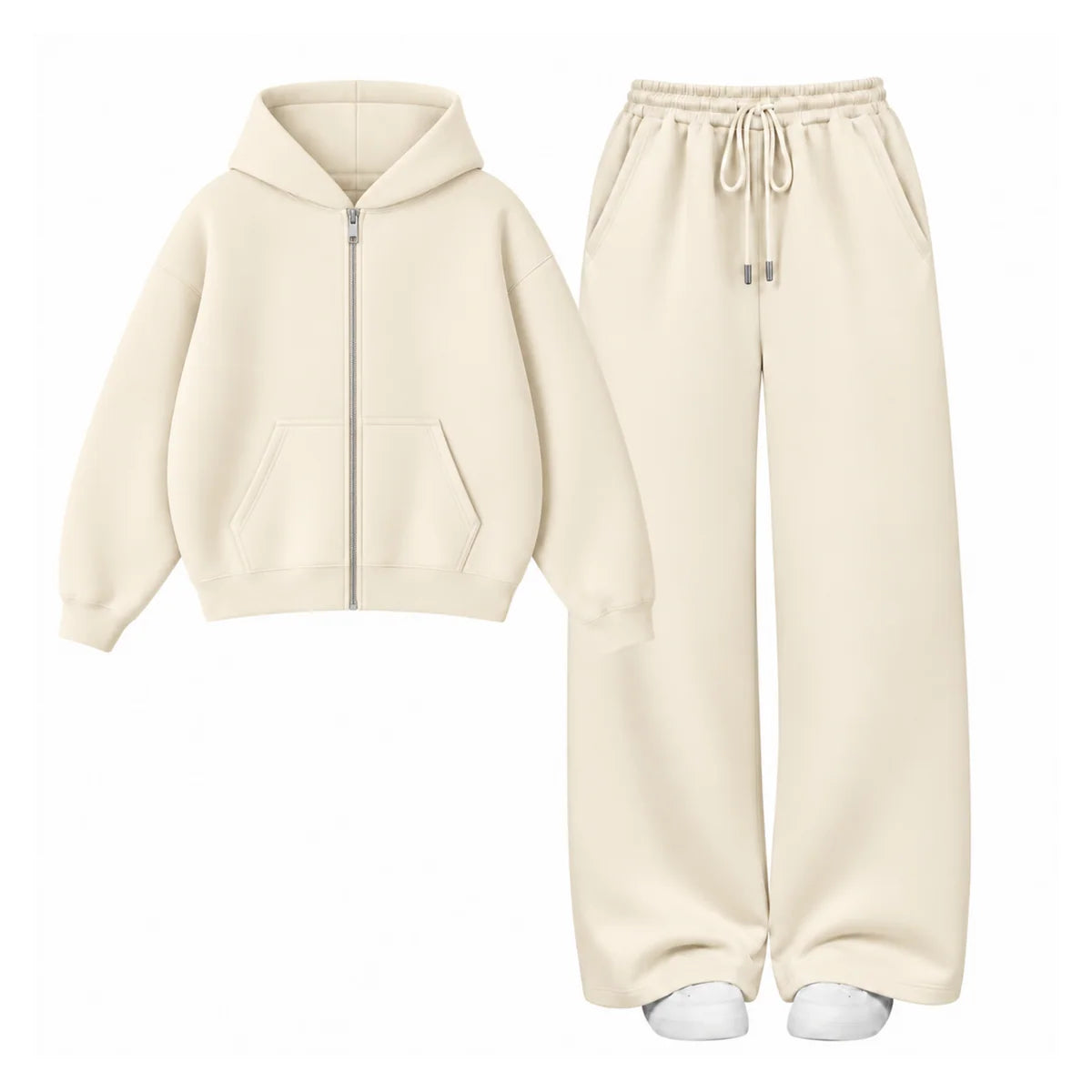 Straight Leg Trouser With Oversized Zipper