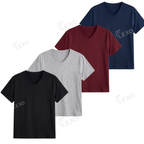 Pack Of 4 V-Neck T-Shirt