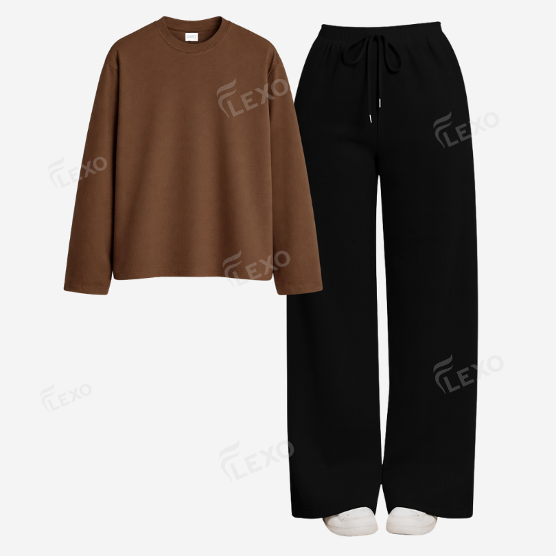 Black Flapper With Full Sleeves T-Shirt