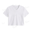 Crop V-Neck T-Shirt