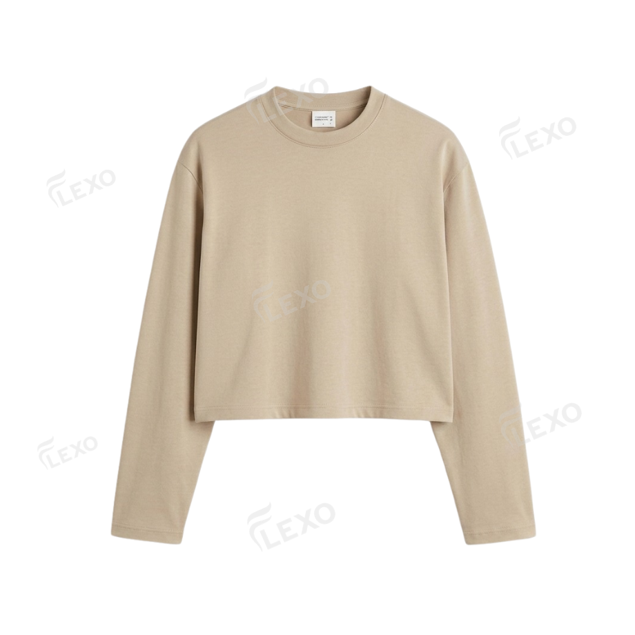 Crop Full Sleeves T-Shirt Main image