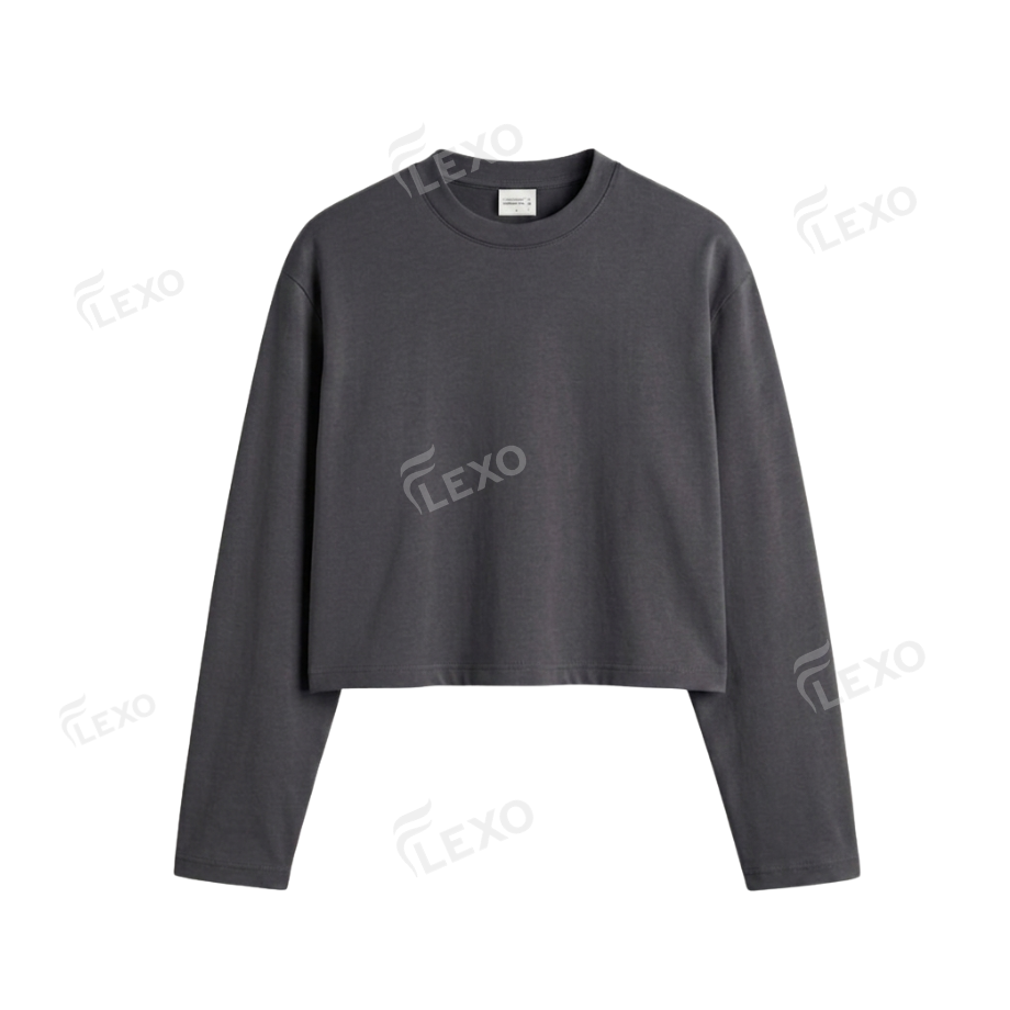 Crop Full Sleeves T-Shirt