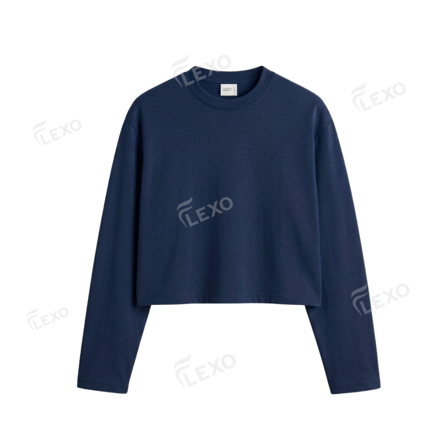 Crop Full Sleeves T-Shirt