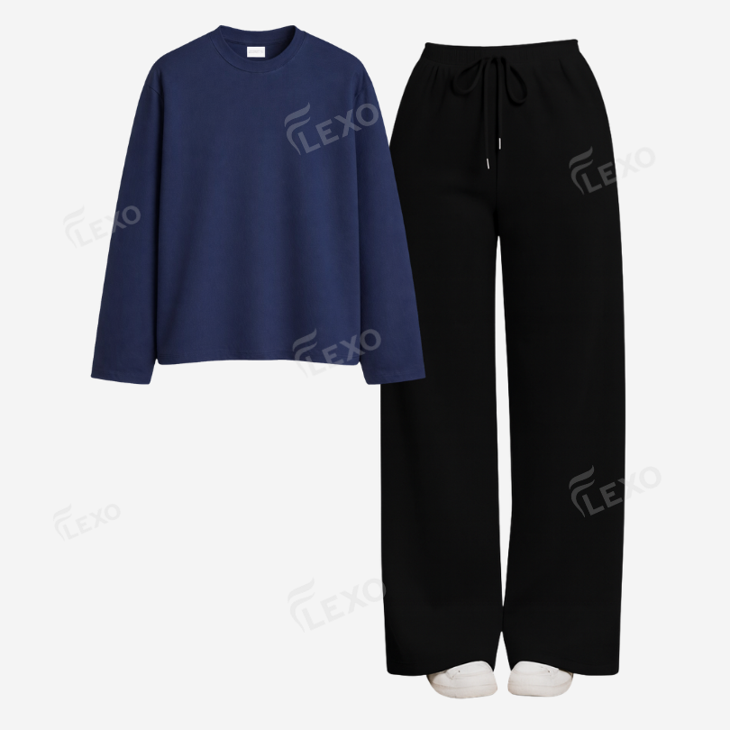 Black Flapper With Full Sleeves T-Shirt