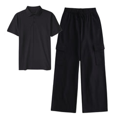 Black Polo with Cargo