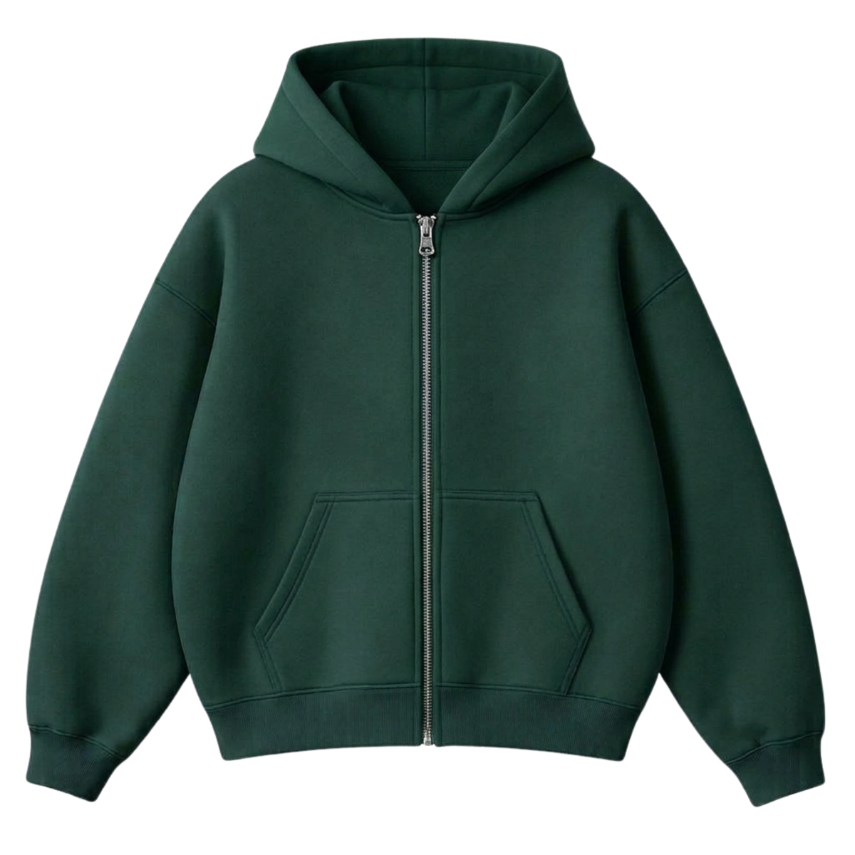 Oversize Drop Shoulder Zipper Main image