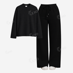 Black Flapper With Full Sleeves T-Shirt