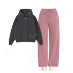 Straight Leg Trouser With Oversized Zipper